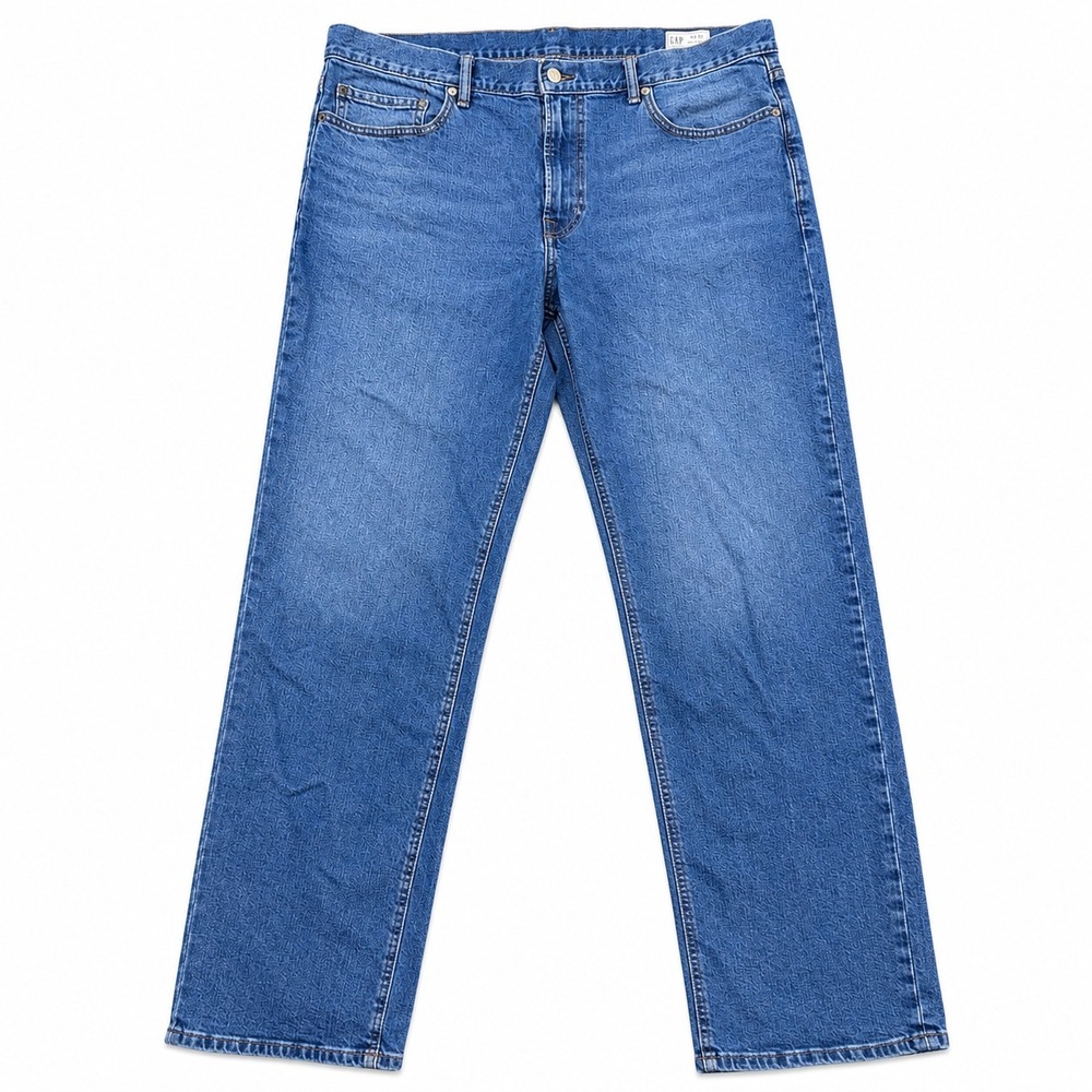 GAP Straight GapFlex Jeans Mens 38x34 Medium Wash Stretch Denim‎ Straight Leg